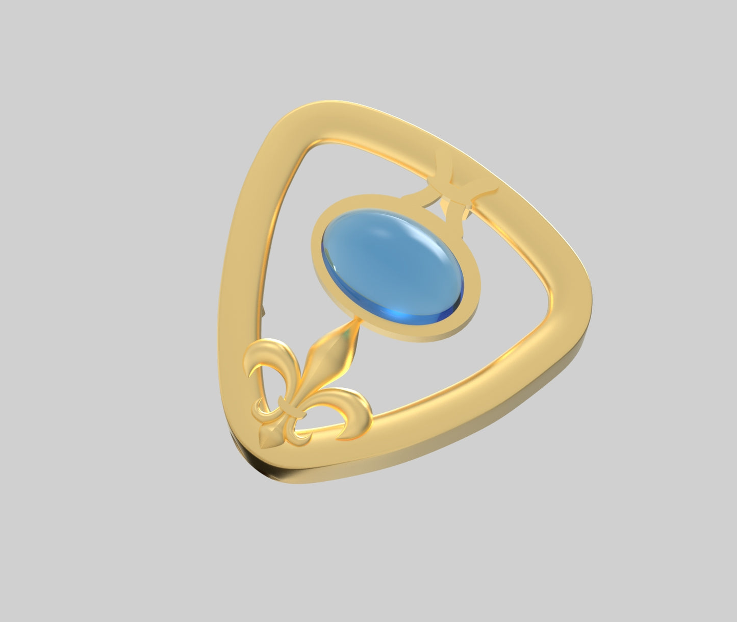 Fleur Eye Talisman Pendant